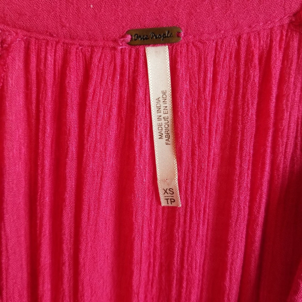 Free People 3/4 sleeve dress size xs/tp - Picture 3 of 7